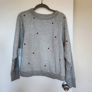 Universal Thread Hearts Sweatshirt size S